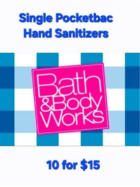 Bath & Body Works Hand Sanitizers 10 Piece Assorted Scents